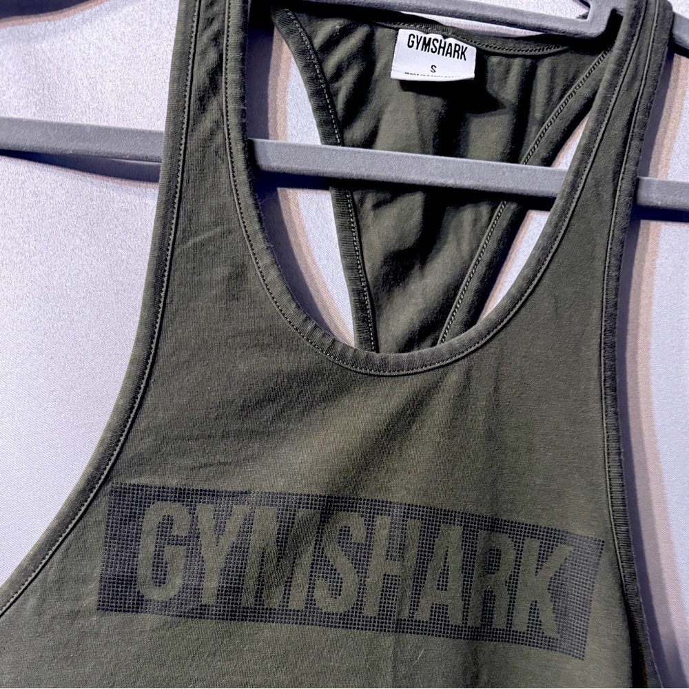 Gymshark Women’s tank -Sage Green-size small